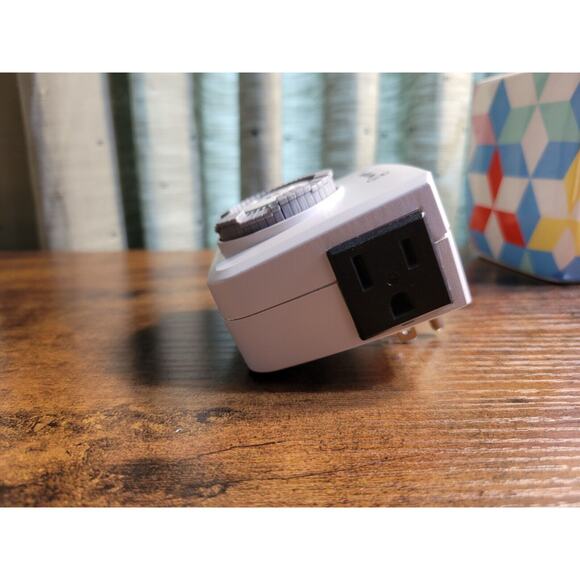 Westinghouse TM425 (01199) White 2-Outlet 24-Hr Mechanical Timer - Indoor -Works - Picture 5 of 8